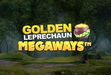 Golden Leprechaun Megaways slot logo
