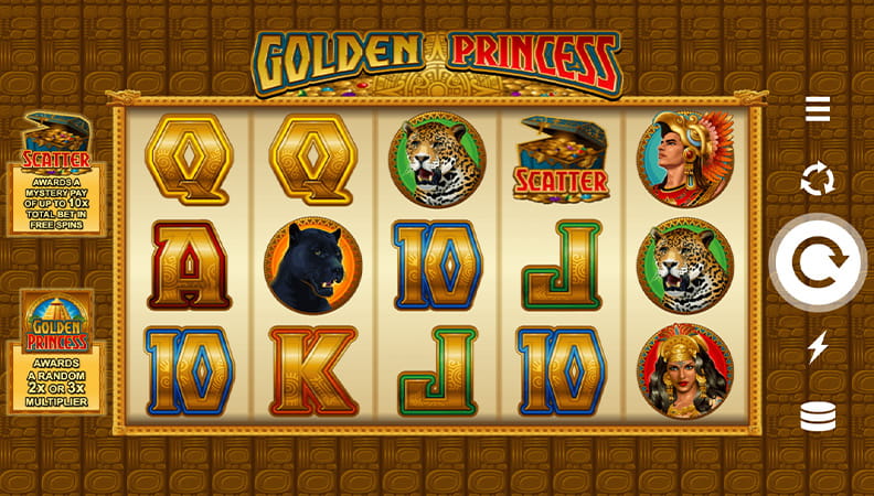 The Golden Princess demo game.