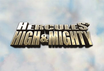 Hercules High and Mighty slot logo.
