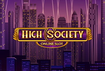 High Society slot logo.