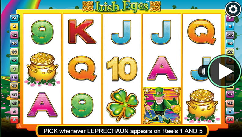 The Irish Eyes demo game.