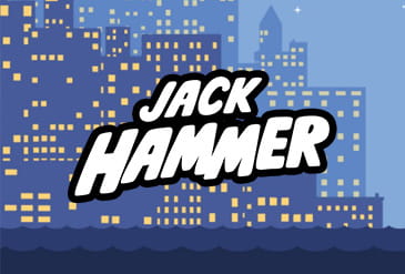 Jack Hammer slot logo.