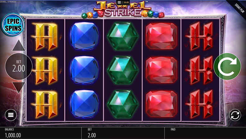 The Jewel Strike demo game.