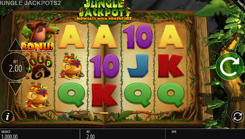 The Jungle Jackpots demo game