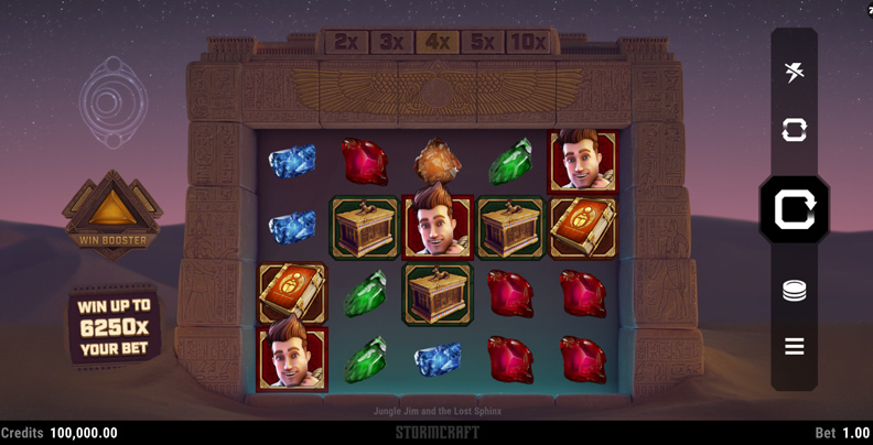 The Jungle Jim and the Lost Sphinx demo game.