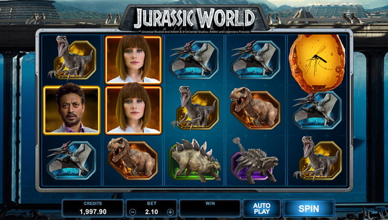 The Jurassic World demo game.