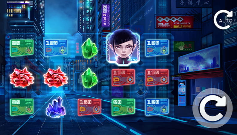 The Kaiju slot demo game.