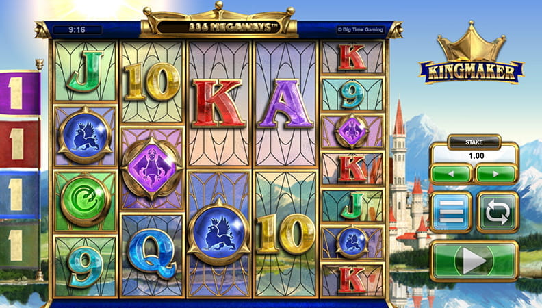 The Kingmaker slot demo game.