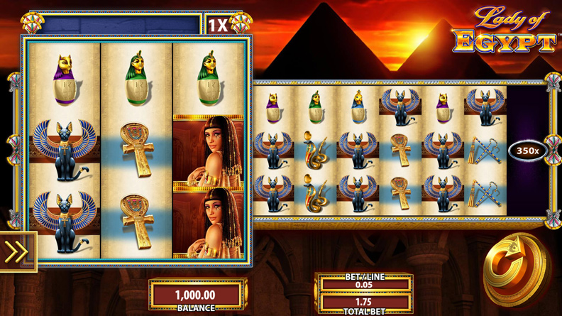 The Lady of Egypt demo game.