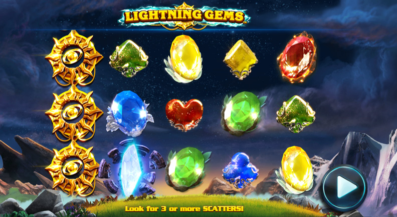 The Lightning Gems demo game.