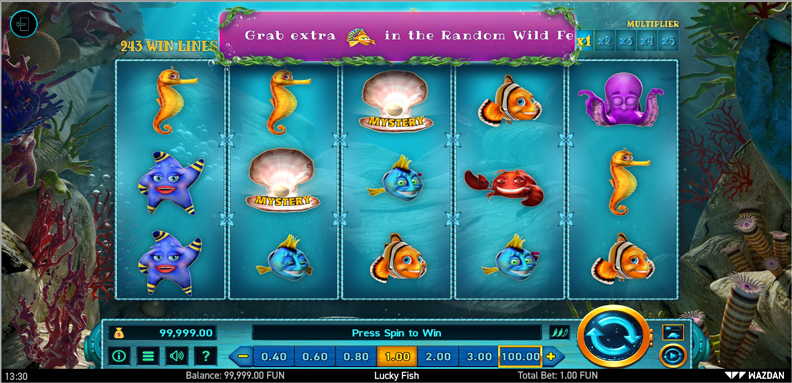 The Lucky Fish demo game.