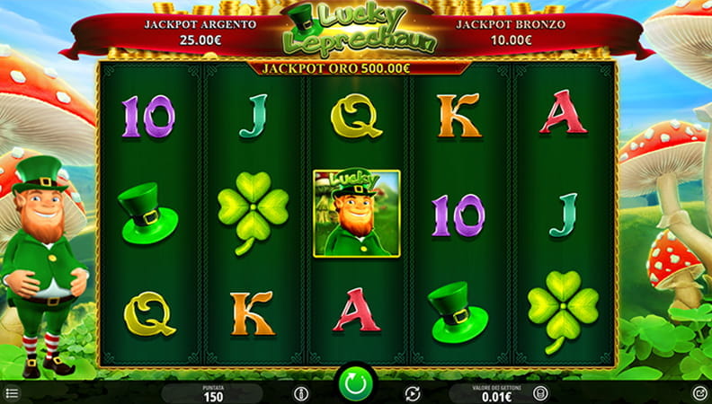 The Lucky Leprechaun demo game.