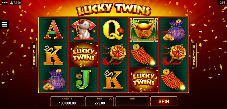 The Lucky Twins demo game.