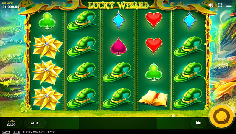 The Lucky Wizard demo game.