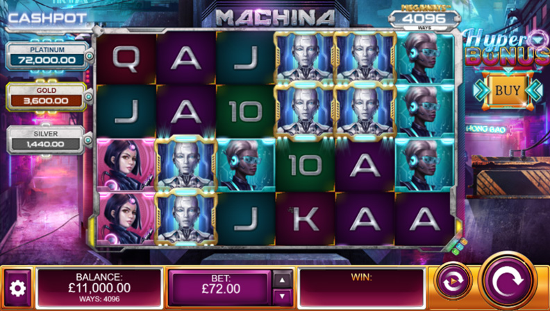 The Machina demo game.