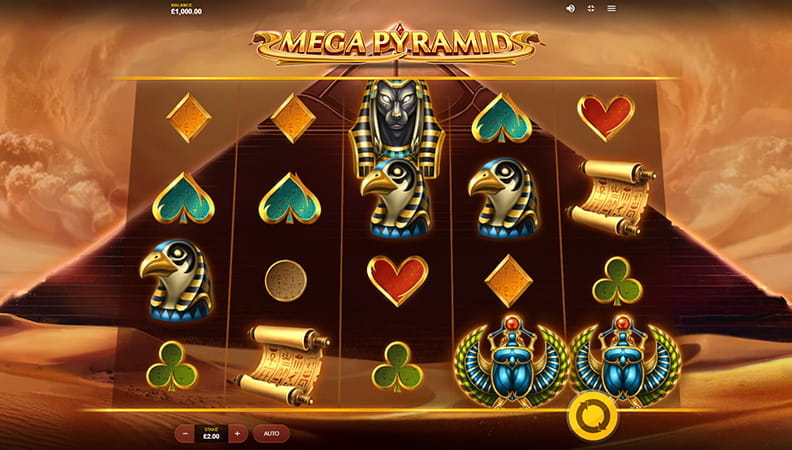 The Mega Pyramid demo game.