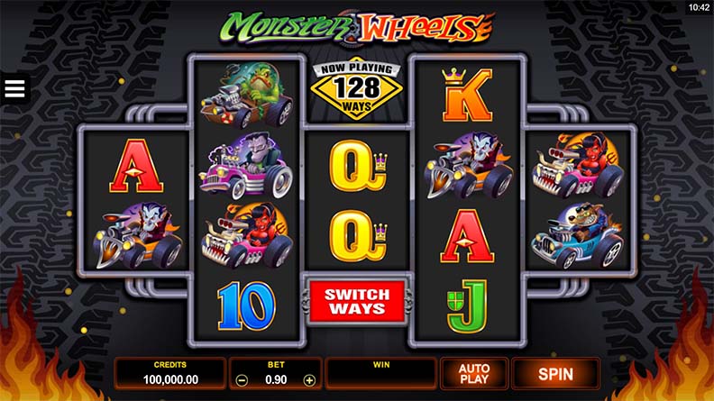 The Monster Wheels demo game.