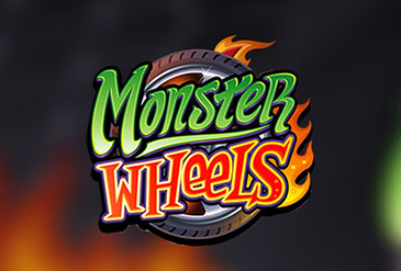 Monster Wheels slot logo