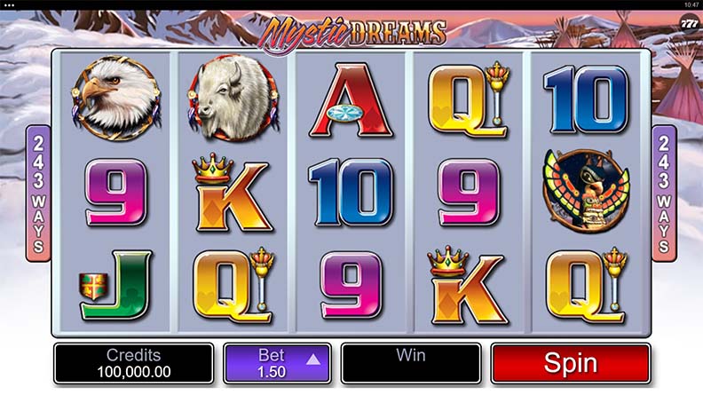 The Mystic Dreams demo game.