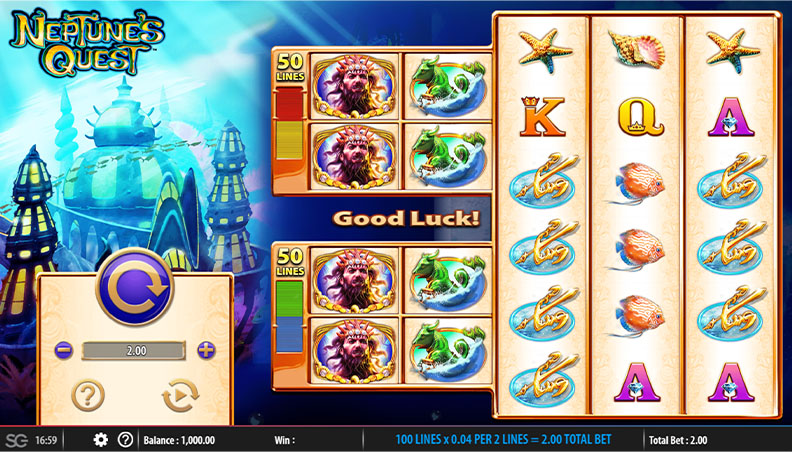 The Neptune's Quest demo game.