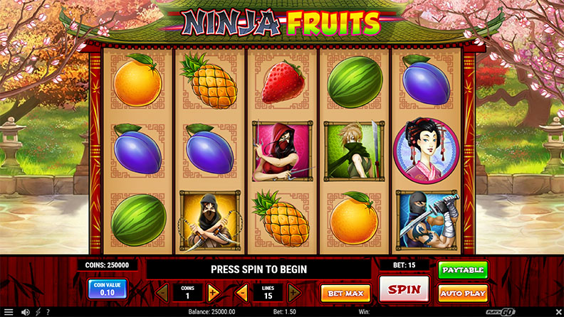 The Ninja Fruits demo game.