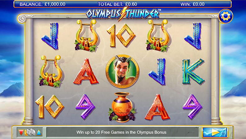 The Olympus Thunder demo game.