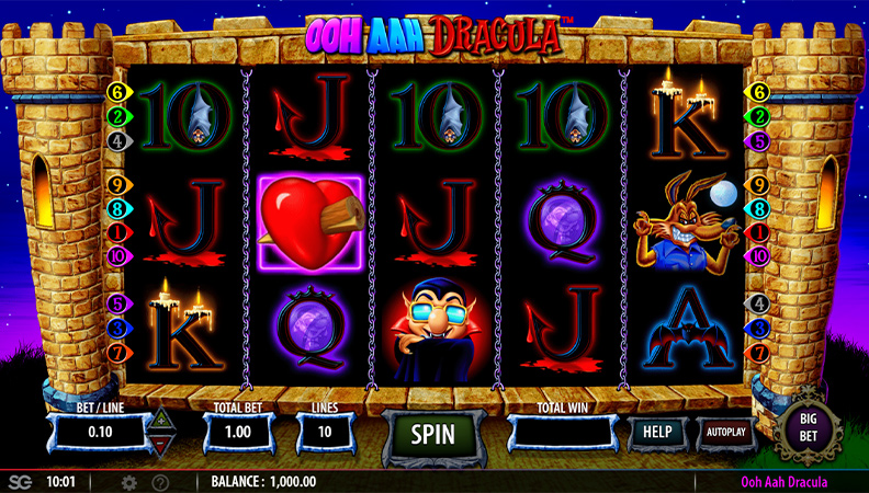 The Ooh Aah Dracula demo game