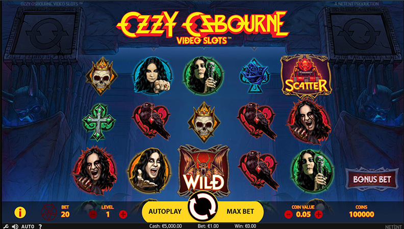 The Ozzy Osbourne demo game.