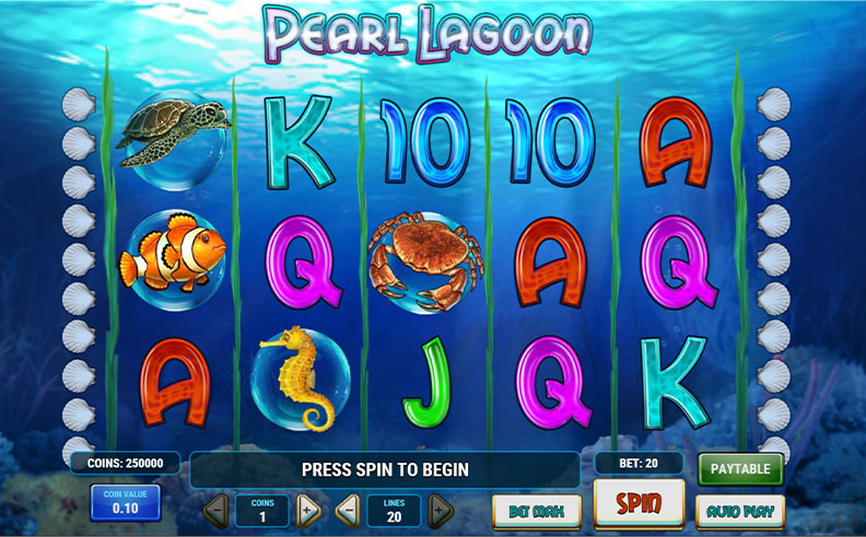 The Pearl Lagoon demo game.