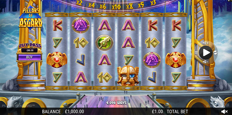 The Pillars of Asgard demo game.