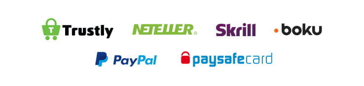 Payment Options of Pocket Vegas which include PayPal and Boku.