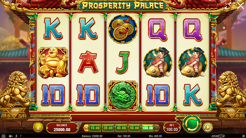 The Prosperity Palace demo game.