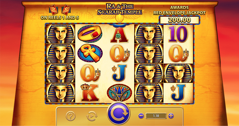 The Ra and the Scarab Temple demo game.