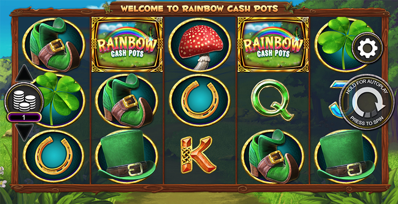 The Rainbow Cash Pots demo game.