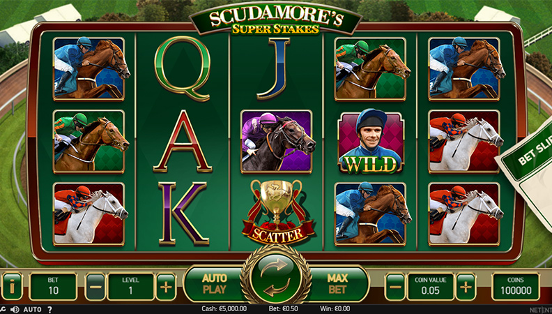 The Scudamore's Super Stakes demo game