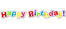 Happy Birthday slot logo