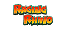 Raging Rhino slot logo.