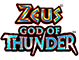Zeus God of Thunder slot logo