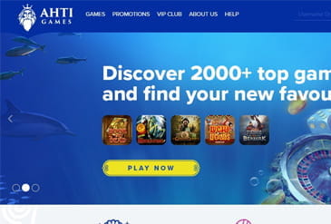 The Homepage of AHTI Games Casino