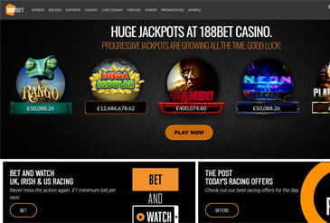 The Home Page of 188BET