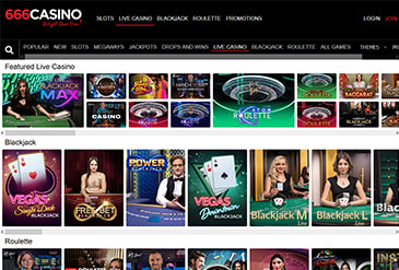 The Game selection of 666 Casino