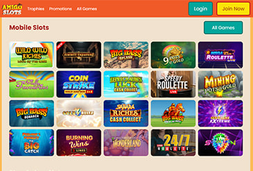 Amigo Slots Homepage