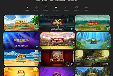 Preview of the Game Selection of bet365