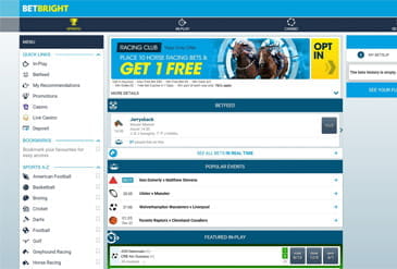BetBright Home Page