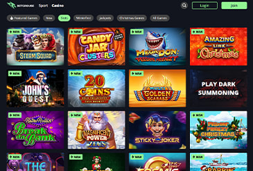 Games collection at BetGrouse Casino