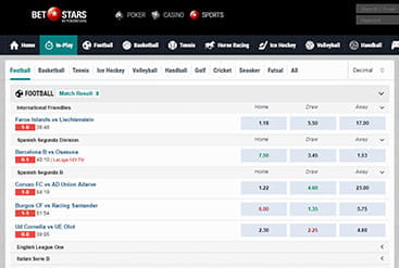 BetStars Betting Page Thumb