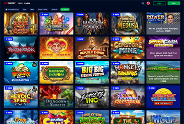 BetTarget games page