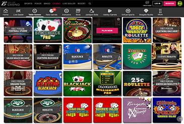 Games Selection at Borgata Online Casino NJ