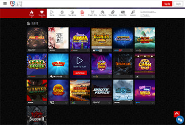 Captain Spins game selection