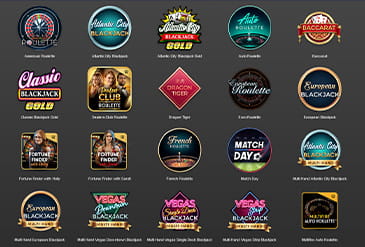 Games Selection at Casino Dames